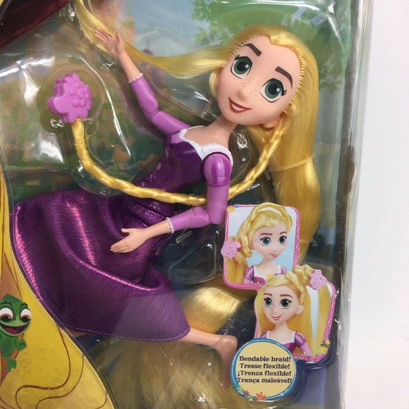 Disney Tangled The Series Rapunzel Princess 10" Doll Bendable Braid Long Hair - Picture 12 of 12
